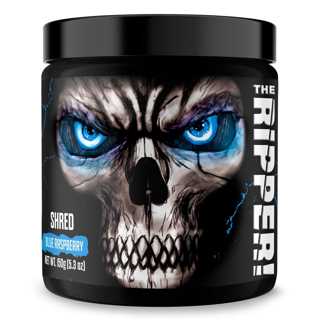 JNX SPORTS The Ripper! Termogenik Fat Burner - Blue Raspberry 30 Hizmetler | Gelişmiş Hızlı Termojenik Pre-Workout, Appetite Suppressant for Men & Women