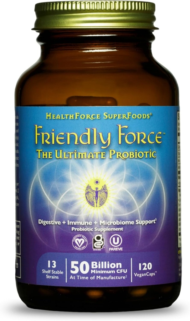 SAFORCE SFOODS Friendly Force - Capsules - 120 Vegan Capsules