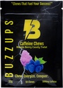 BuzzUps Gummies καφεΐνη – 100mg καφεΐνη ανά Gummy, Buzzin Berry Twist Flavor, 1000mg Σύνολο ανά πακέτο, Ενεργειακό συμπλήρωμα για τρέξιμο, Ποδηλασία, Παιχνίδι, Αντοχή Αθλητισμός (30 Gummies, 3-Pack)