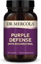 Dr. Mercola Mor Savunma - Yüksek Lisans Antioksi Desteği - Grape Tohum & Skin Ekstraksiyonu ile - Kariovasküler ve Beyin Sağlığı - 90 Capsulescular & Brain Health - 90 Capsules