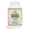 GABA Supplement (300 Capsules, 1,000mg per Serving) Promotes Calm, Relaxation, and Supports Sleep (Vegan Safe, Gluten Free, Non-GMO)(Gamma Aminobutyric Acid) by Double Wood
