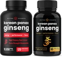 NutraChamps Complete Ginseng Duo - The Complete Energy, Focus & Stamina Support Sche – Laurel Gold & Korean Red Panax BTC