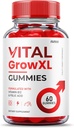 Vital Grow XL Gummies - Maximum Strength Formula - Vial Grow XL Extreme Strength Formula, Vital Grow XL Κριτικές, Συνολική Ημερήσια Υποστήριξη Υγείας 1000mg Μέγιστη Φόρμουλα Συμπλήρωμα Ευεξίας (60 Gummies)