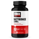 FORCE FACTOR Nattokinase 2000 FU, Nattokinase συμπλήρωμα για την υγεία της καρδιάς και την πίεση του αίματος, χάπια κυκλοφορίας αίματος, μη GMO, Vegan, Όχι Ζελατίνη, 90 κάψουλες λαχανικών