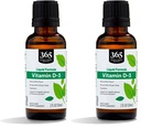 Tüm Gıdalar Pazarı, Sıvı Vitamin D-3, Mint Flavor, 1 oz (Pack of 2)