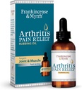 Frankincense ve Myrrh Arthritis Pain Relief Rubbing Oil – Arthritis Pain Reliever with Frankincense Essential Oil for Sciatica, Lower Back,Boy, Hands, Dizs, Ortaklar ve Omuzlar, 2 fl.oz. - 1 Pack
