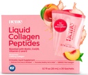BeMe BeRadiant Liquid Collagen Peptide για τα μαλλιά, το δέρμα και τα νύχια με 2X ταχύτερη απορρόφηση – κλινικά ελεγμένο – 2500mg Verisol® υδρολυμένα συμπληρώματα κολλαγόνου για γυναίκες με βιοτίνη, CoQ10 & βιταμίνη C