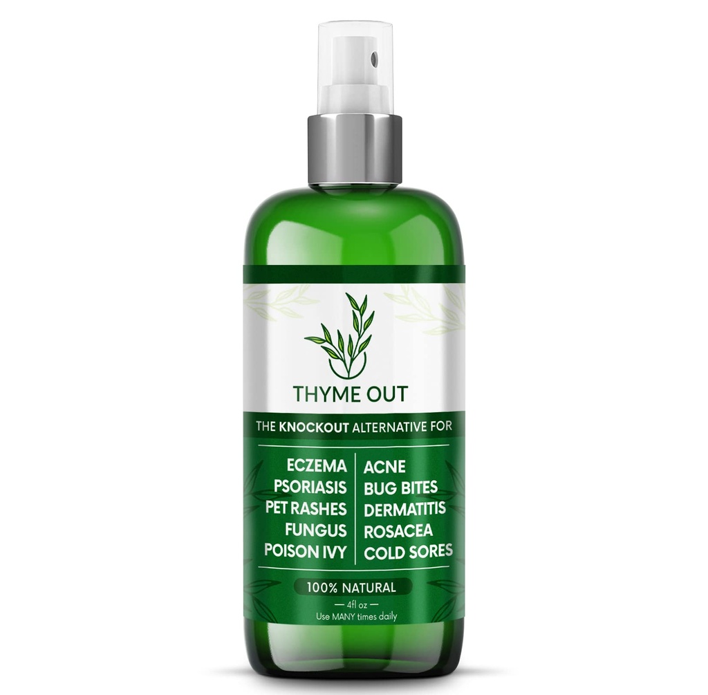 All Natural Eczema Tedavisi- Psoriasis Tedavisi - A All-in-One Solution for Acne, Dermatitis, Rosacea, Cold Sores, Bites, Zehir Ivy - Anti-Itch Spray for Itchy Skin Relief 4oz