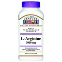 21st Century L-Arginine 1000mg, Maximum Strength 100 ea (Pack of 5)