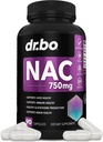 NAC Supplement N-Acetyl Cysteine Pills - 750mg N Acetyl Cysteine Pure Vitamin Capsule - Daily Liver Support Formula for Lung Cleanse Health, Kidney Detox, Brain & αναπνευστικά συμπληρώματα - 90 Κάψουλες