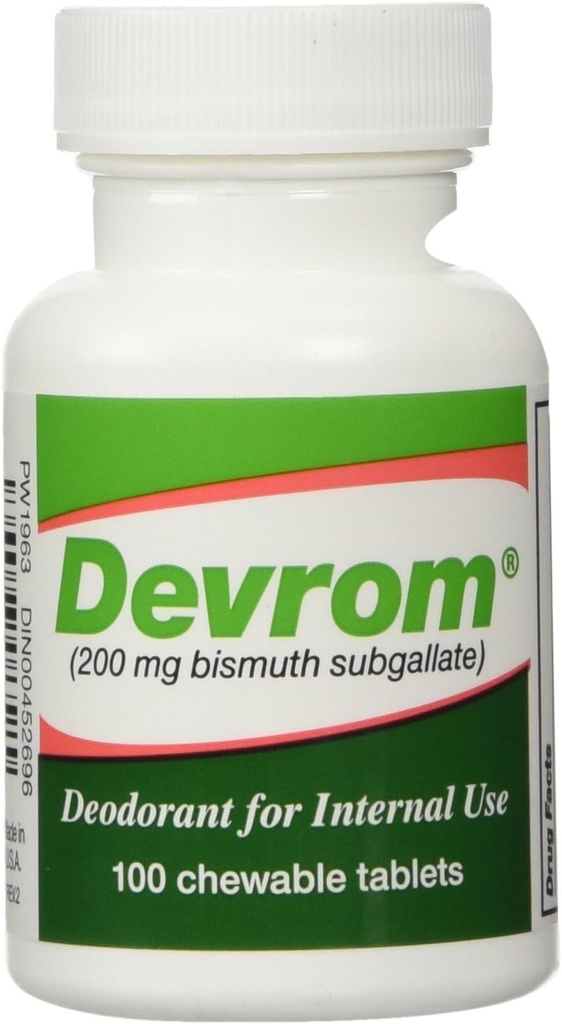 DEισκία DEVROM (Εσωτερικό Deoderant) 200 MG 100 μασώμενα δισκία