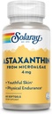 SOLARAY Astaxanthin 4 mg | Antioksi | Sağlıklı Göz, Skin, Cardiovascular Fonksiyonl & Ortak Destek | 60 Softgels