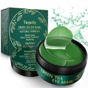 Tiepetly Under Eye Masks with Collagen, Green Tea Eye Patches for Dark Circles and Puffiness, Hydrating, Anti Wrinkle, 60 Adet