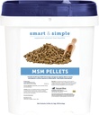 Smart & Simple MSM Pellets | Stresin Değerlendirilmesi | Hücrelerde At Supplement Aids ve ToundBoosting | 56 Hizmetler | 2.4 lbhopper