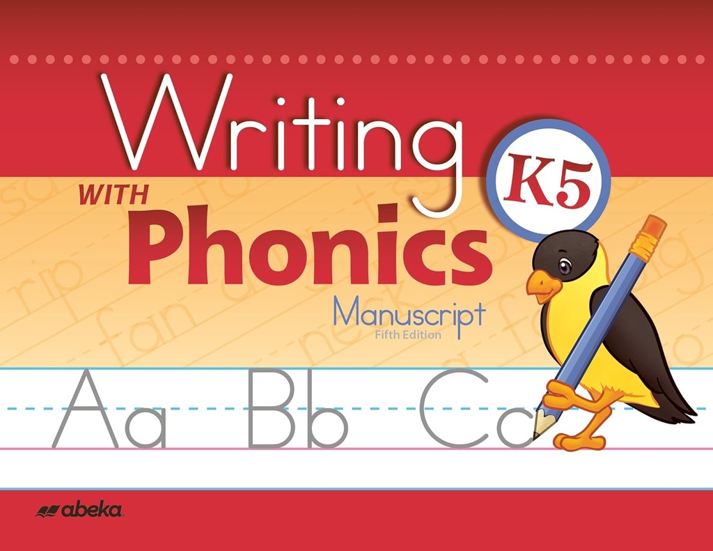 Phonics K5 Manuscript - Abeka 5 Yıl Eski Kindergarten Manuscript Phonics Penmanship Student Work Book