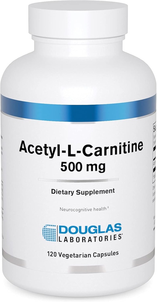 Douglas Laboratories Acetyl L-Carnitine 500 mg | Normal Ağlama Süreci sırasında Beyin ve Sinir Fonksiyonlarını Destekler* | 120 Capsules