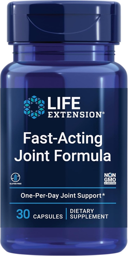 Life Extension Fast-Acting Joint Formula, Keratin, Koreli Angelica, hipnozik asit, Ortak rahatsızlık Yardım, Non-GMO, Gluten-Free, 30 Capsules