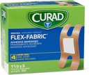 CURAD Flex-Fabric Yapıştırıcı Bantları, Knükle, 100 Ct, 1 BOX