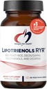 Tocotrienols + Lycopene ile Sağlık Red Yeast Rice için tasarımlar - Lipotrienols RYR, 1200 mg RYR Cardiovascular Health + Care of Lipid Levels in Normal Range - Vegan (60 Capsules)