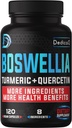Boswellia Serrata - Ünlü Turmeric, Quercetin, Citrus, Ginger, White Willow, Alfalfa - Support Cartilage, Immune & Body Health - 120 Capsules
