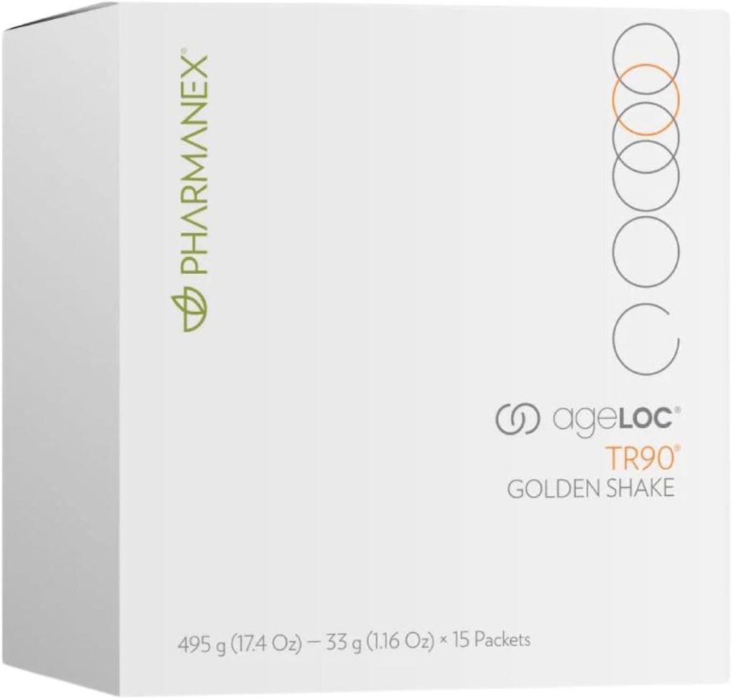 Nu Skin ageLOC TR90 Altın Shake | 1lb | Plant-Based Protein Toz Destekleri Lean Kas & Genel Sağlık | Vitaminler A C E B12 | 15g Protein
