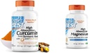 Doktor'un En İyi DRB-00107 Turmeric Root'tan C3 Kompleksi ve BioPerine 500 mg & High Abors Magnezyum Glycinate Lysinate, 100% Chelated, Non-GMO, Vegan, Glutenten