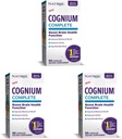 Natrol Cognium Tamam, Beyin Sağlık Diyeti Tamam, Memory & Clarity, Drug Free, 100 mg, 60 Capsules (Pack of 3)