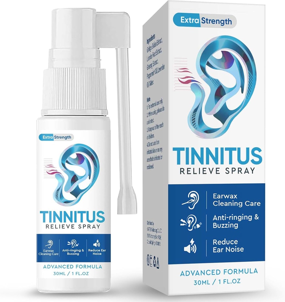 TUHIMO Tinnitus Relief for Ringing Ears, Tinnitus Relief Ear Drops,Reduce Ear Noise & Improve Hearing,30ml