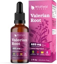 Ρίζα βαλεριάνας Ρίζες Ρίζες σταγόνες 1000mg (Valeriana officinalis) Βότανο συμπλήρωμα Απορροφήσεις Καλύτερα από κάψουλες, 2 μήνες προμήθεια, 84 εξυπηρετούν, χωρίς αλκοόλ Βάμμα - 2 Oz, πακέτο του 1