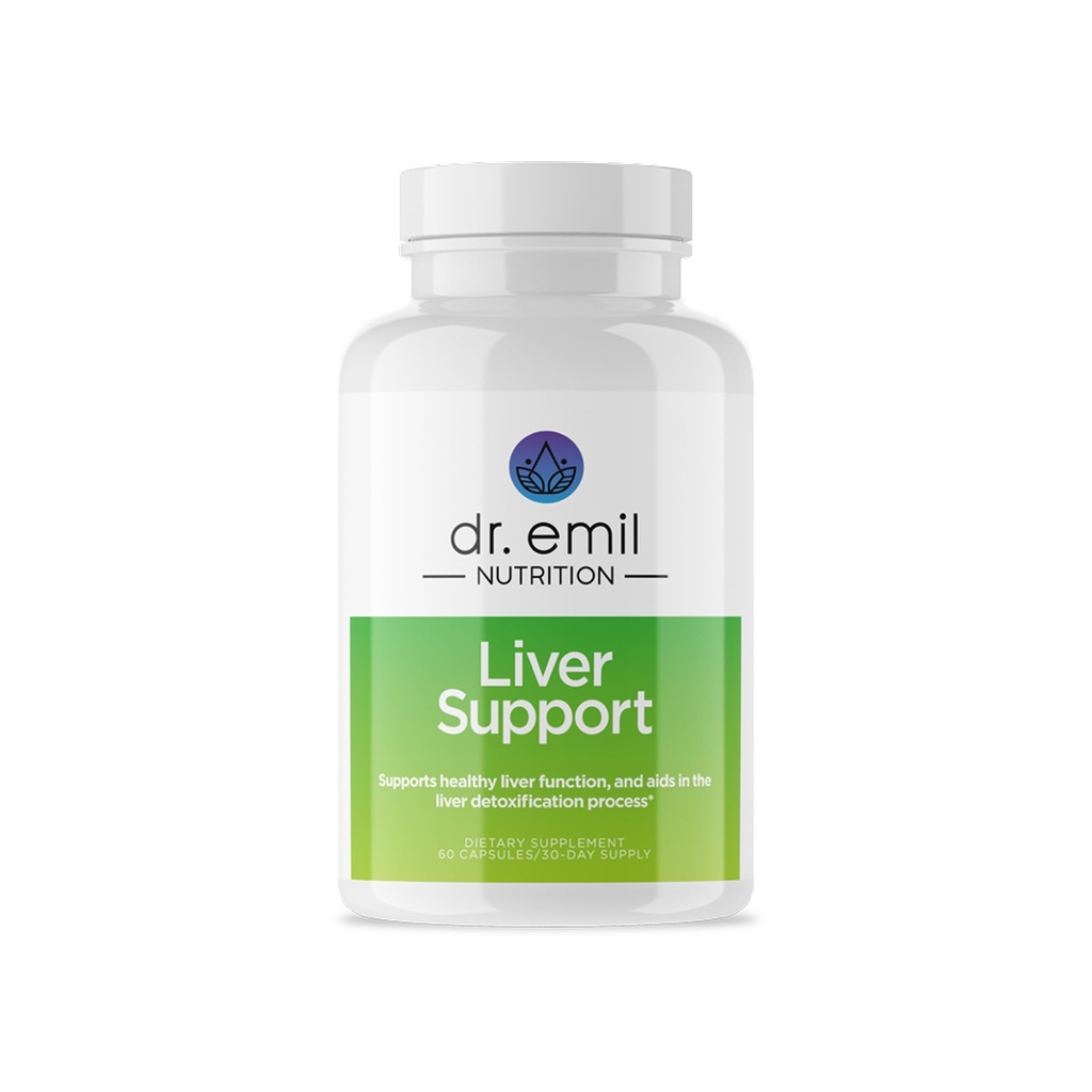 DR. EMIL NUTRITION Liver Support Supplement - Cleanse Detox - Repair & Support Healthy Liver Function with Milk Thistle, Artichoke Leaf, Dandelion Root & Beet Root Formula - 60 Capsules