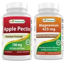 Best Naturals Apple Pectin 700 mg & Magnesium Glycinate 425 mg