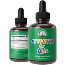 Çocuk Focus Drops. Dikkat, Concentration için sıvı takviyesi, Dikkat, Beyin, Hafıza. Bitter Taste. Natural Non-Habit Form Sugar Free 7-in-1 Vegan Nootropic for Children, Youngrs