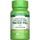 Nature's Truth Super Strength Water Pill with Potassium | 90 Count | Caffeine Free | Vegan, Non-GMO & Gluten Free