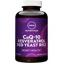 MRM Beslenme CoQ-10 Resveratrol Red Yeast Rice | Supports Cardiovascular & Heart Health | Gluten-Free | Non-GMO | 30 Softgels