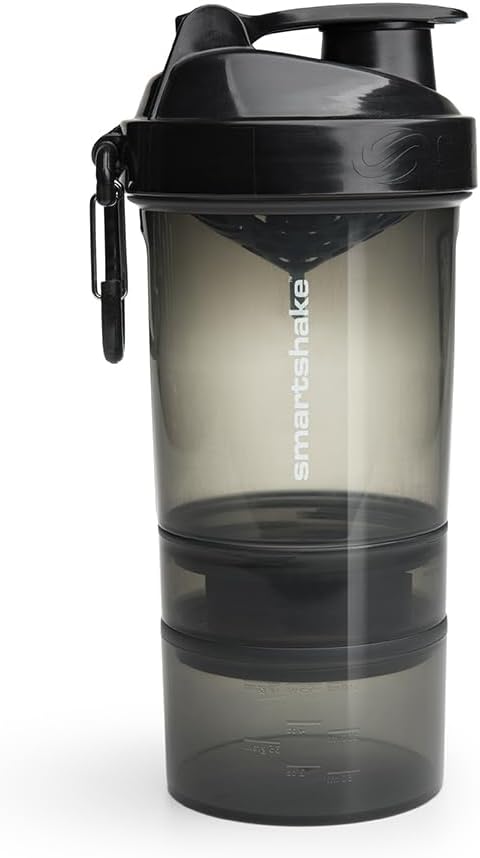 Smartshake Original 2GO, 20 oz Shaker Cup, Gunsmoke Black (Pazar Mayıs Vary)