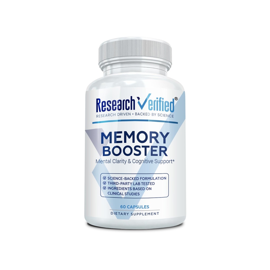 Araştırma Gerçekleştirilmiş Memory ATM - Nootropic Supplement - Geliştirilmiş Cognition ve Memory - Lion's Mane, Ginkgo Biloba, BioPerine - 60 Capsules - Non-GMO - Made in the USA