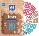 NATPAT Magic Patch Itch Relief Styles - Mosquitos, Ticks, Midges, Sandflies ve Bed Bug Bites - Buzzpatch - 32 Kont