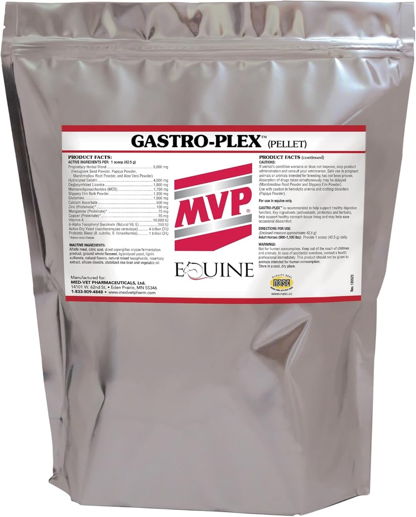 Gastro-Plex (6 lb) Gut Health ve Hindgut Digestion in Horses