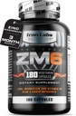 Demir Laboratuvarları ZM6 – 3 Ay Supply – çinko Magnezyum Aspartate Supplement – 180 Vejetaryen Capsules – Magnezyum ve kadınlar için çinko Supplements