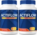 rize labs (2 Pack) Actiflow Capsules, Actiflow Advancedl Supplement to Improve Well-Being, Actiflow Maximum Strength Formula, Actiflow Prostate Heath Reviews (120 Capsules)