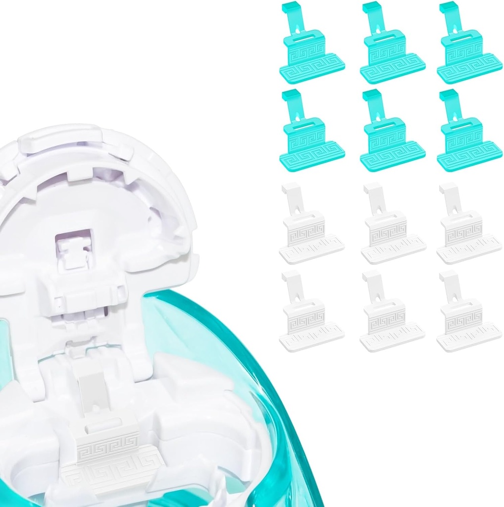 FireAnt Silikon Salt Pads Refills, Navage Nasal Care, Reusable Saline Pods Reksiyon Aksesuarları, Kolay Operasyon (12 Paket - Beyaz 6 + Blue 6) ile uyumludur.