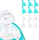 FireAnt Silikon Salt Pads Refills, Navage Nasal Care, Reusable Saline Pods Reksiyon Aksesuarları, Kolay Operasyon (12 Paket - Beyaz 6 + Blue 6) ile uyumludur.