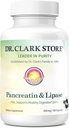 Dr. Clark Pancreatin ve Lipase Enzyme Supplement, 500 mg, 100 Gelatin Capsules