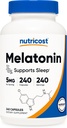 Nutricost Melatonin 5 mg, 240 Capsules - 5 mg Per Service, Non-GMO, Gluten Free Free