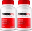 Glucozen Capsules, Glucozen Support Supplement Pills - maksimum Güçlü, Glucozen Health & Wellness Capsules, Gluco Zen Health Capsules 2 Pack)