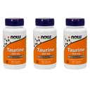 NOW Taurine 500mg, 100 κάψουλες (πακέτο των 3)