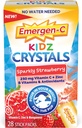 Emergen-C Kidz Crystals, On-Go Immune Support Supplement with Vitamin C, B Vitamins, çinko ven Mangase, Sparkly Strawberry - 28 Stick Packs
