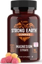 Güçlü Dünya - Yetişkinler için Magnezyum Citrate Gummies (90 Kont) - Calm Gummies - Vegan Magnezyum Gummies - Women, Men, Young