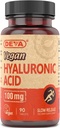 DEVA Beslenme Vegan Hyaluronik Asit 100 mg - Non-GMO & Non-Hemolytic - 90 Tablet, 1-Pack