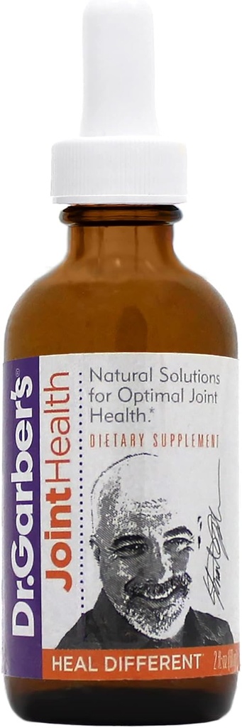 Dr. Garber's Natural Solutions Joint Health Oral Drops - Sağlıklı Ortak Destek ve Fonksiyonlar için Gemmoterapi Sıvı Supplement ve Geliştirilmiş Hareketlilik ve Flexability - 60 ml